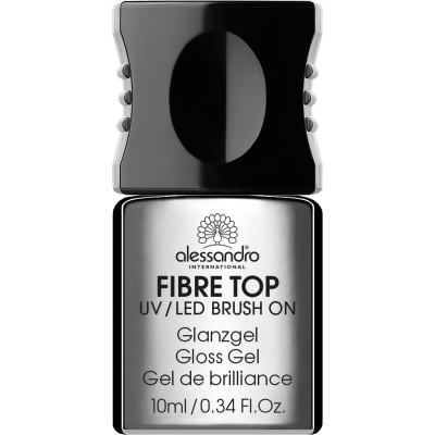 TOP NABŁYSZCZAJĄCY Z WŁÓKNEM SZKLANYM FIBRE TOP GLOSS GEL 10 ML
