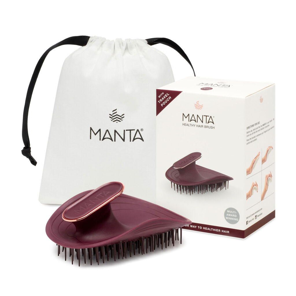 Manta® Orginal Czerwona szczotka do włosów