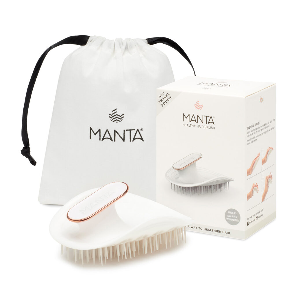 Manta® Orginal Biała szczotka do włosów