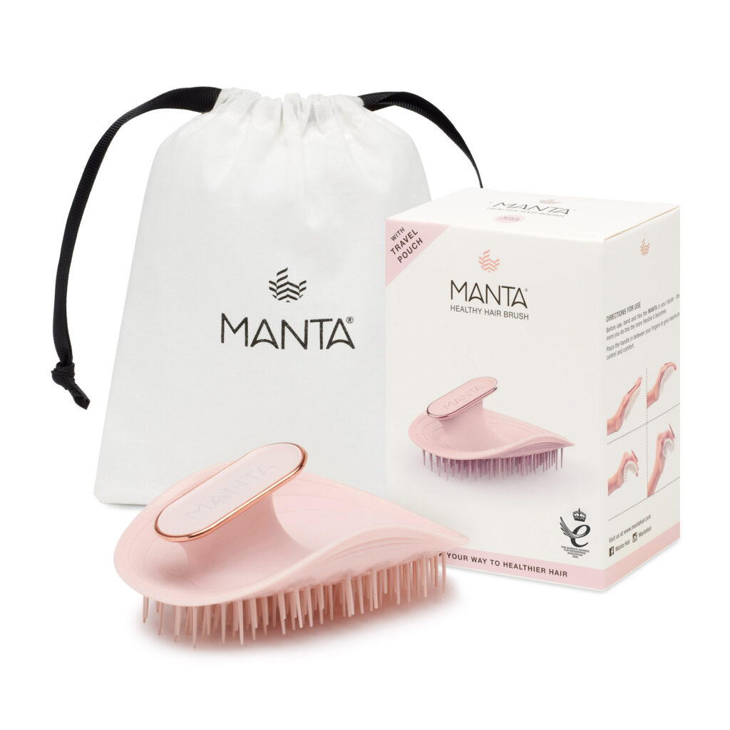 Manta® Orginal Różowa szczotka do włosów