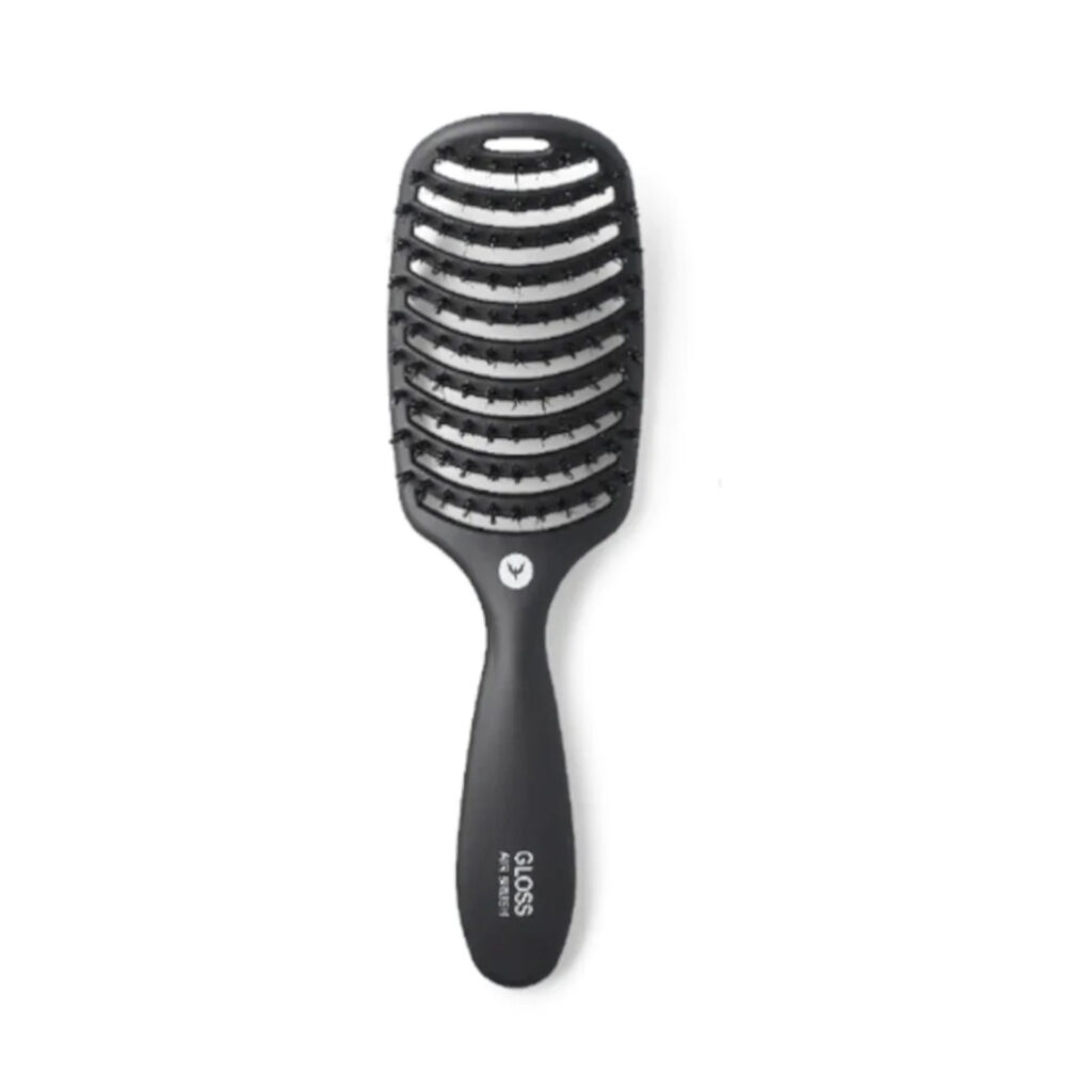 SZCZOTKA NABŁYSZCZAJĄCA GLOSS AIR BRUSH RUBBER BLACK